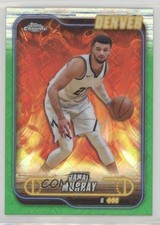 2024-25 Topps Chrome Green Topps Refractor Jamal Murray #34 1hr4