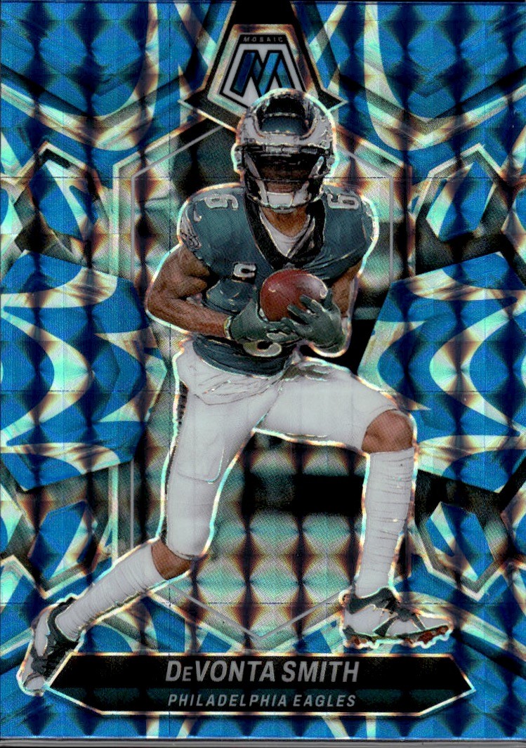2024 Panini Mosaic - DeVonta Smith - #179 Mosaic Reactive Blue Eagles