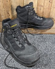 Stanley Flagstaff S3 Waterproof Safety Boots Black Steel Toe Cap Work Shoes UK10