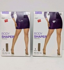 NOS Hanes Style Essentials Body Shaper Pantyhose Women's 1X/2X Nude 639794 New