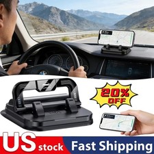 Car Phone Mount with Strong Suction Cup   360  Rotation, Adjustable Viewing