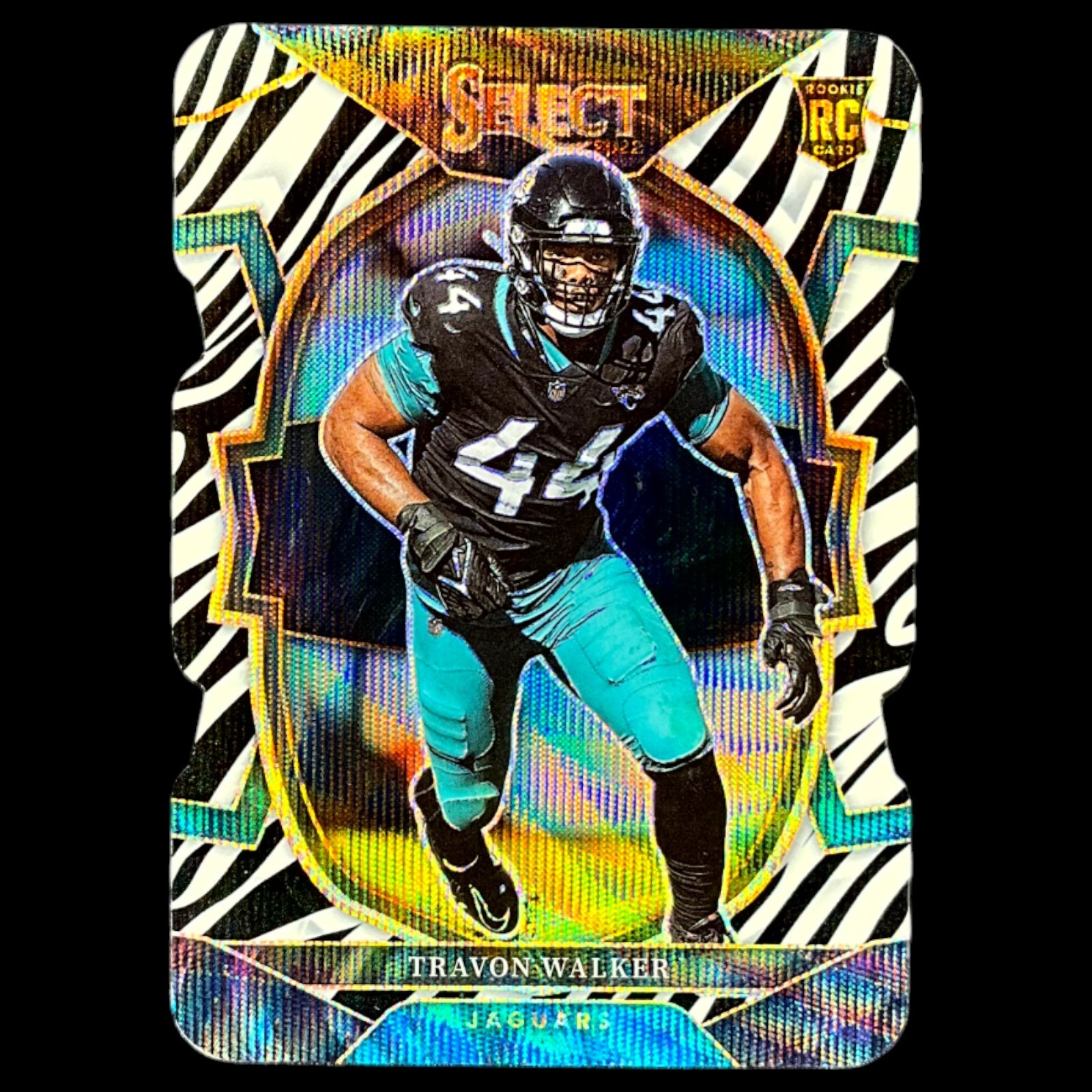 2022 Panini Select - Concourse Travon Walker #42 Zebra Prizm (RC)