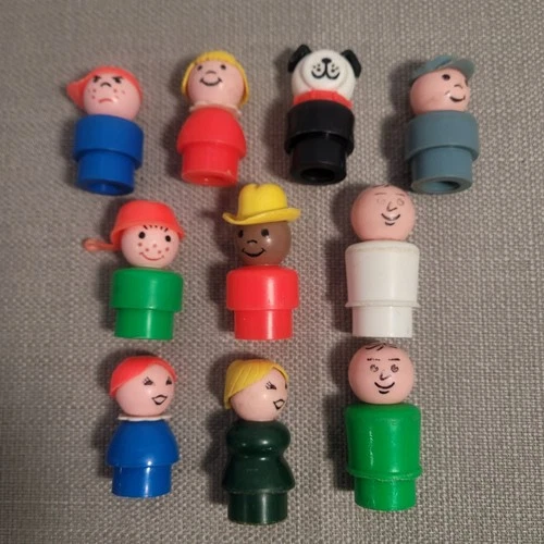 Vintage Fisher Price Little People Lot of 10 Figures