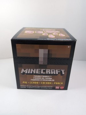Mattel Minecraft Dungeons - PIG Fusion Figure 5'' Long * Snap-Together *