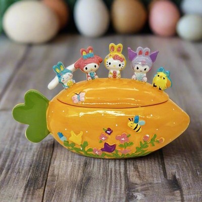 Blue Sky Clayworks Easter Candy Bowl | Hello Kitty and Friends