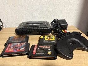 SEGA Genesis Model 2 Console 1 Controller, Cables and 4 Games Tested/Working