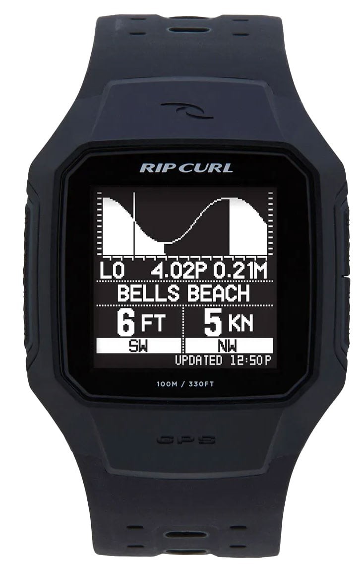Rip Curl Search GPS 2 Tide Watch - Black - New | eBay
