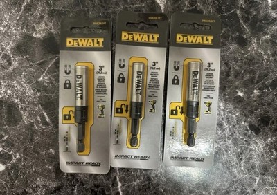 Dewalt Impact Ready Locking Bit Holder, 3-In. DWA3HLDFT  Lot Of 3
