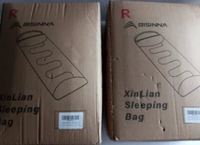 BISINNA Sleeping Bags Lot 0f 2 Gray Red NEW**