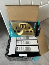 Satin Brass Light Switches X20