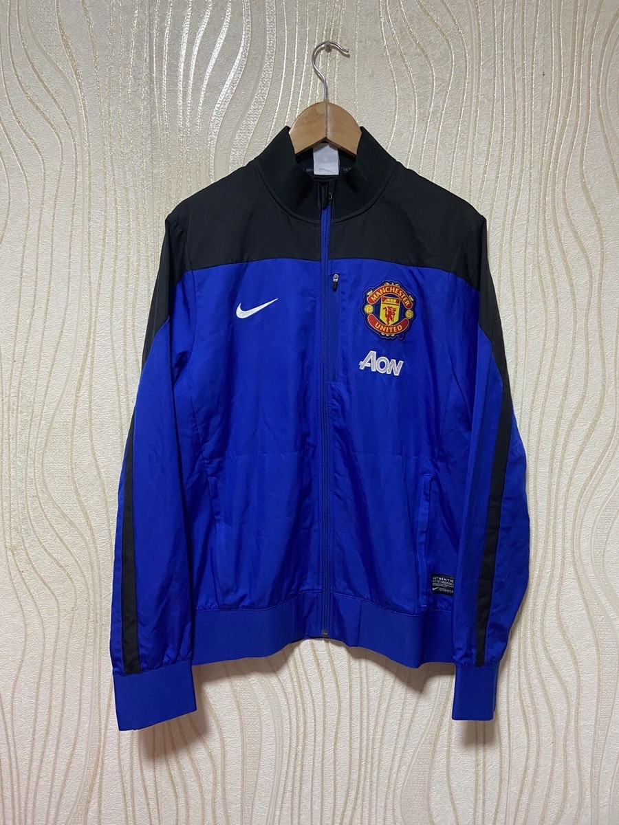 MANCHESTER UNITED 2013 2014 PRE MATCH FOOTBALL SOCCER JACKET NIKE