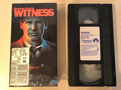 Witness (VHS, 1985) Harrison Ford, Kelly McGillis | eBay