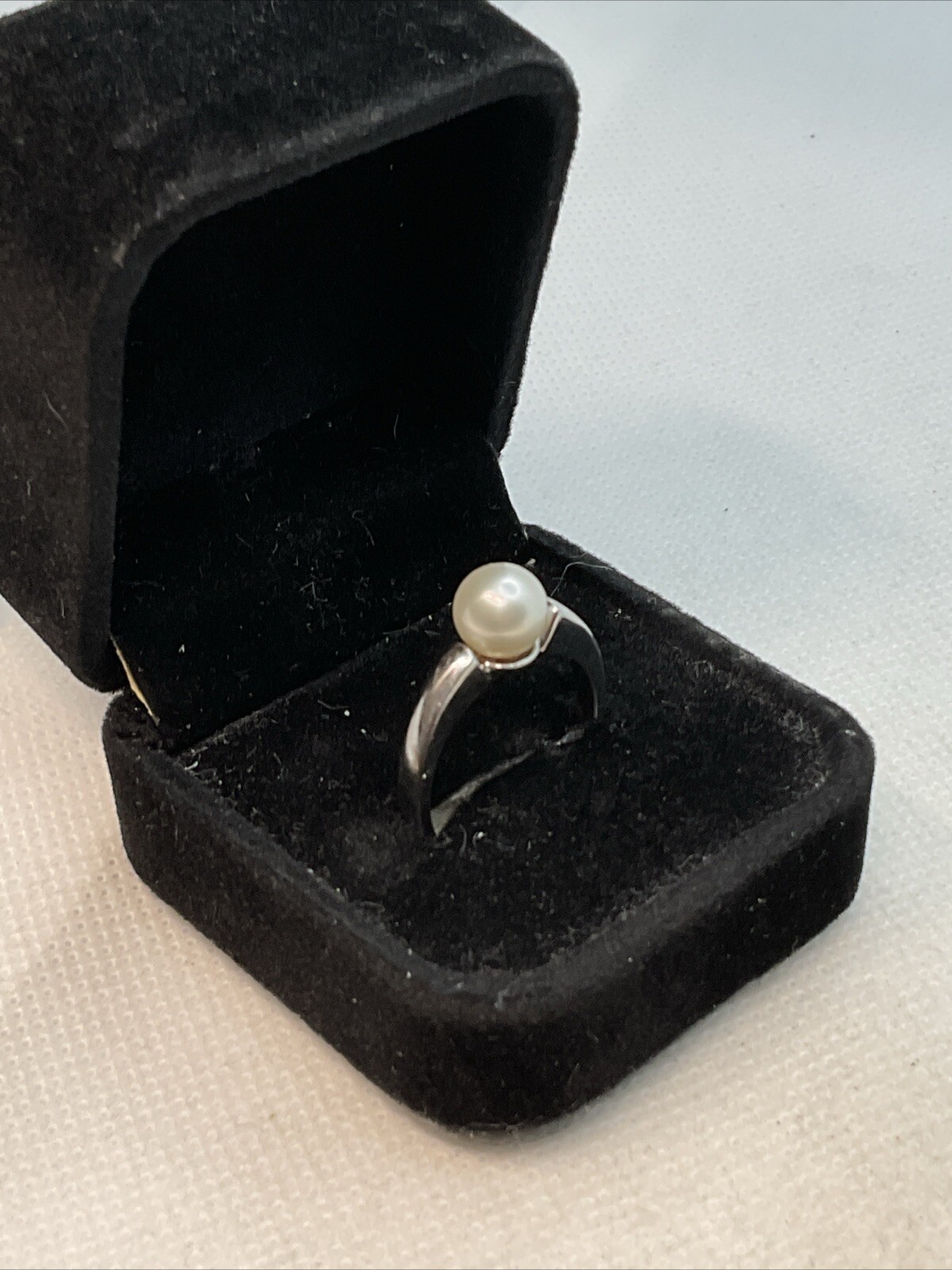 ELEGANT Solid 925 Sterling Silver White Pearl (7.… - image 4