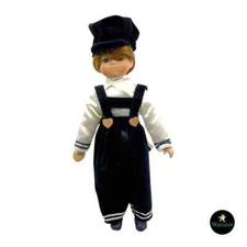 Vintage Fabri-Centers of America, 1995 Drummer Porcelain Boy Doll