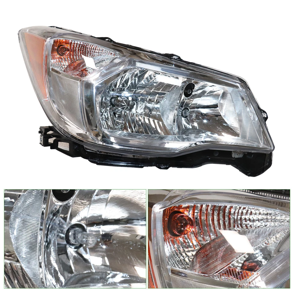 Halogen Headlights For 2014 2015 2016 Subaru Forester Left+Right Side Headlamps Foto 2 de 4