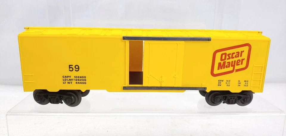 Rare KMT 59 Oscar Mayer 113OM Billboard Boxcar New In Original Box - Image 3 of 4