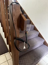 Klimke Black Leather Brown Padded Noseband Caveson