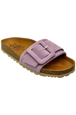 (取寄) ミズ ムーズ レディース レイコ Miz Mooz women Reiko Lilac Miz Mooz Leather Buckled Slide Sandals Reiko Lilac | eBay