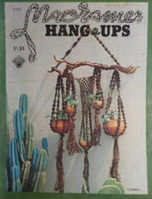 Vintage 1973 Craft Course Publishers "Macrame Hang-ups"  #H-213 Booklet 23 pages