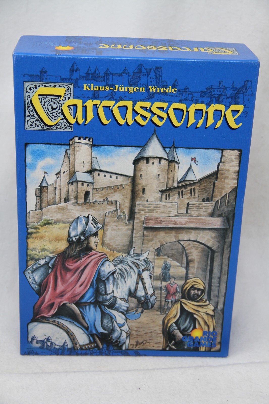 Rio Grande Boardgame Carcassonne (2000 Ed) Made in Germany complete Falak Tayyeb Platinum