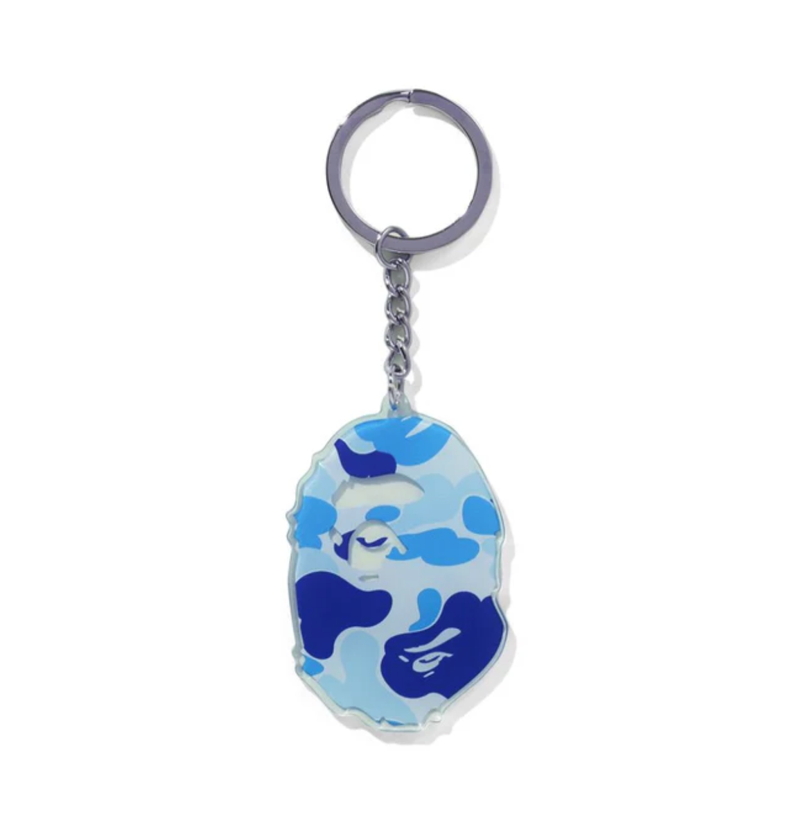 A BATHING APE キーホルダー7種類 A Bathing Ape ABC CAMO APE HEAD ACRYLIC KEYCHAIN Blue - BAPE JP
