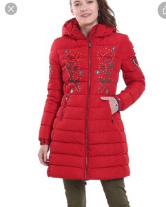 desigual red jacket