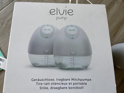 tragbare elektrische Doppelmilchpumpe von elvie- gebraucht/guter Zustand