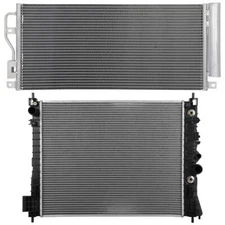 Aluminum Radiator & AC Condenser Cooling Kit For 2016-2019 Chevrolet Trax 1.4L