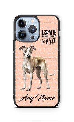 Custom Whippet Dog Personalized Phone Case Cover fits iPhone Samsung Google gift