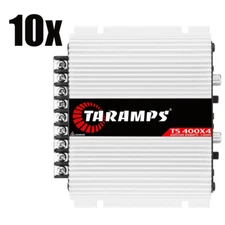 10x Taramps TS 400x4 Automatic High Level Input 400 Watt RMS 4 Channel Amplifier