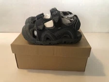 Jands Childrens Sandal Navy Gray Kids 7/ 24 Boy Unisex NWT New