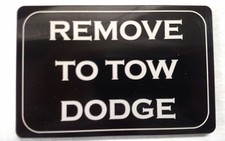 Remove To Tow Dodge, Billet Aluminum Hitch Cover, 3x5, Made In USA