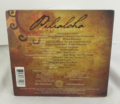 WELDON KEKAUOHA - Pilialoha ORIGINAL HAWAIIAN CD 2012