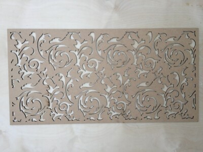 Heizkörperschrank Zierblende Heizkörpergitter MDF 3mm und 6mm Artikel S48