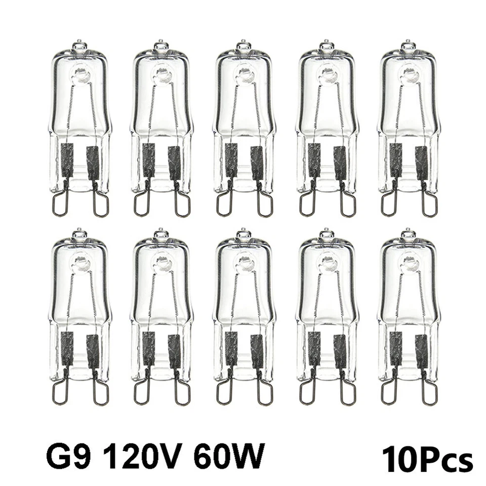 10 PCS G9 120V Light 60W Bulb T4 Bi-Pin base Dimmable 2700K USAA Warm White ++ - Image 2 of 4