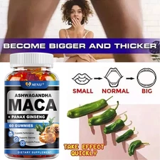 Male Enhancement Gummies Booster & Thicker Last Longer Stronger Bigger 60 Gummy