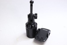 Universal Adjustable Cup Holder Cradle Car Mount Black