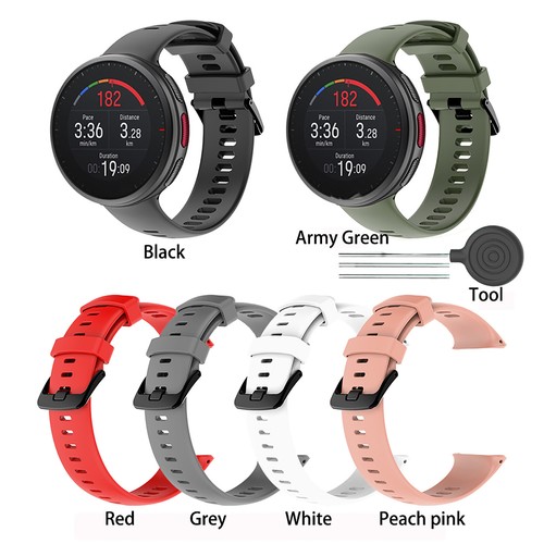 Per Polar Vantage V2 cinturino orologio Silicone cinturino polso cinturino  cinturino fibbia | eBay