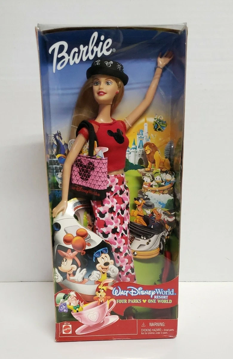 NEW Walt Disney World Resort Mattel Barbie Four Parks One World