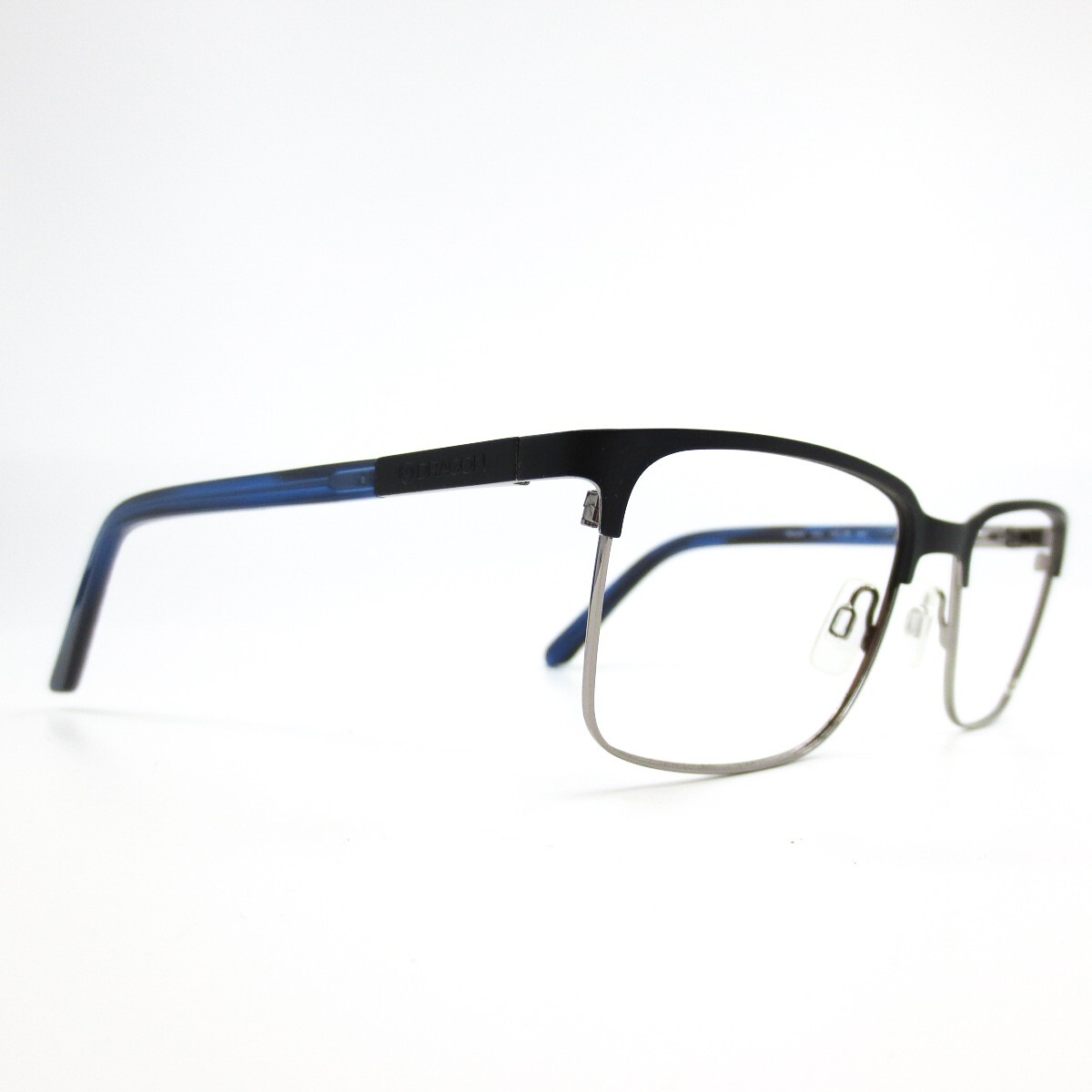 DRAGON DR2015 002 MATT BLACK DESIGNER EYEGLASSES 57-19-150 Dragon DR2015 Black/Silver Eyeglasses | Includes FREE Rx Lenses main image 4