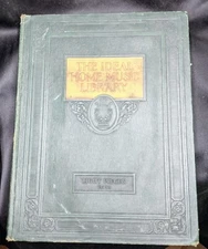 Vintage 1924 Piano Music Book "Essential Home Music Library Volume III" 12"