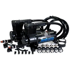 HornBlasters 3Q Stealth Black Dual Pack Air Compressors