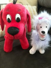 Clifford the big red dog and Cleo plush scholastic