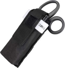 Tactical Molle EMT EMS Belt Loop Strap Trauma Shear Slot Tourniquet Pouch Holder