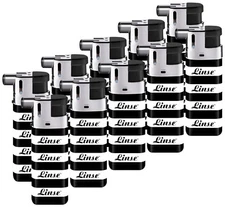 10 Pack of Linse Dual Mode Pipe & Cigar Lighters 1350T