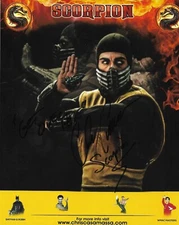Chris Casamassa Scorpion Mortal Kombat Signed Auto 8x10 Photo PSA/DNA COA