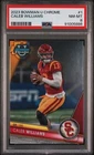 Caleb Williams 2023 Bowman University Chrome #1 Base PSA 8