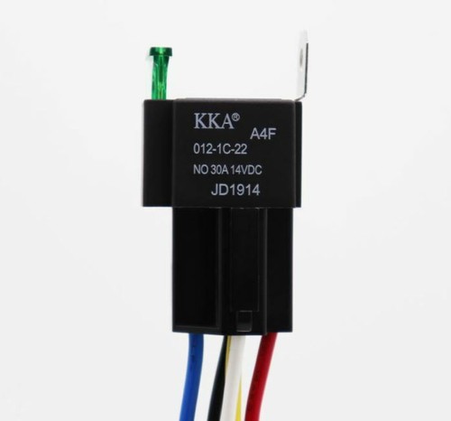 Kit de arnés de interruptor de relé de automóvil SPDT 6 piezas 4 pines 5 pines 30A fusible ATO 14 VDC cables calientes - Imagen 11 de 12
