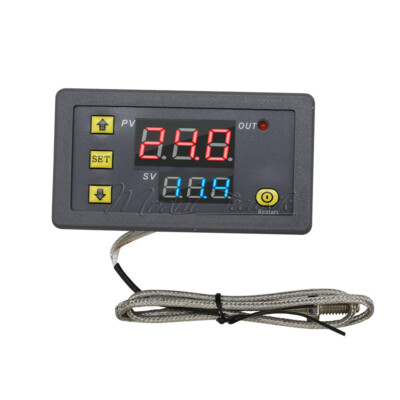 W3230 DC12V Digital Temperature Controller K-type Thermocouple Sensor Thermostat