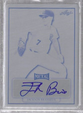 JACKSON BRASSEUX 2022 Leaf Perfect Game RC XRC Auto 1/1 Printing Plate